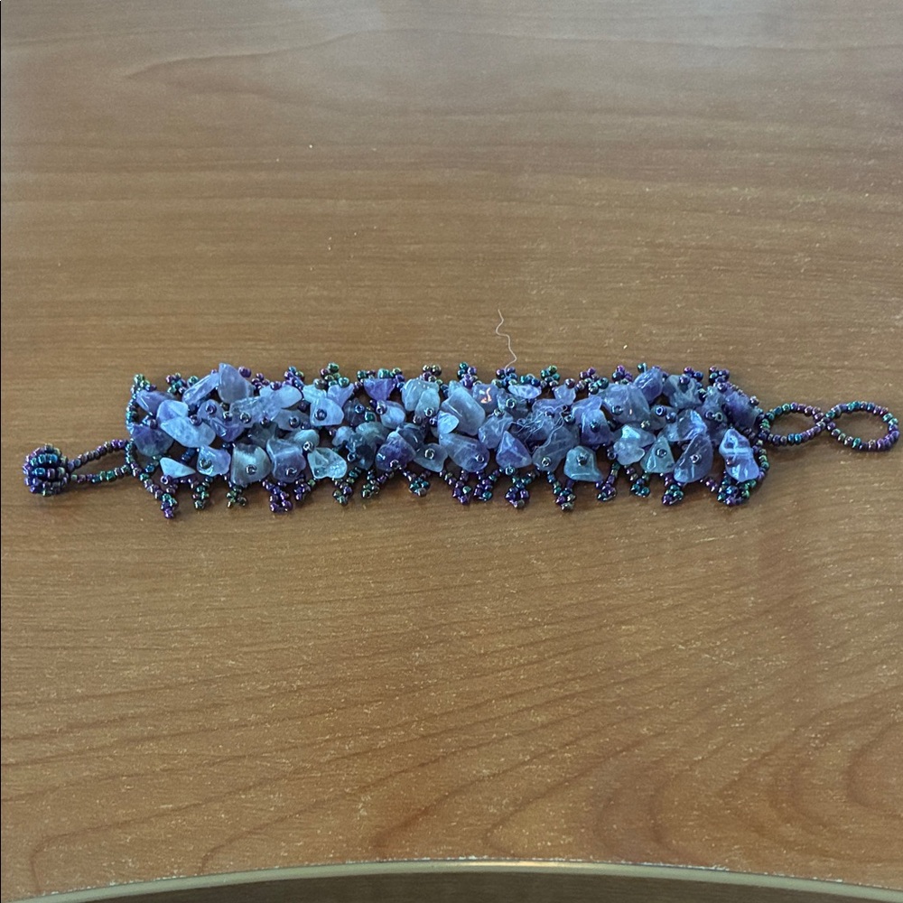 Purple Beaded Bracelet